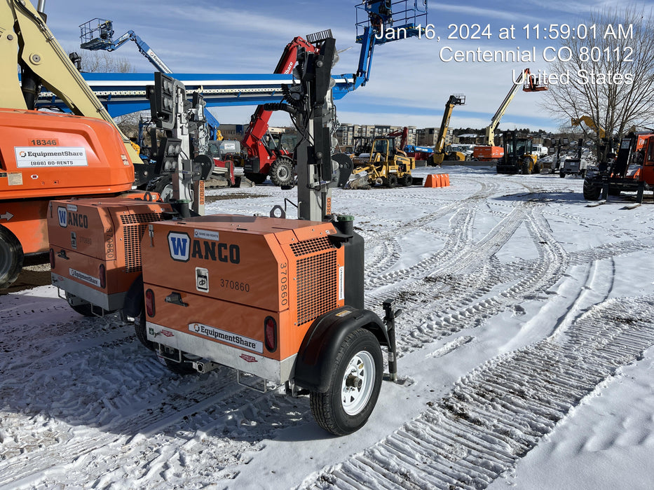 2023 Wanco WLTT-4MM4K Diesel, Deep Sea Controller, Shore Power Plug, Auto Start, (4) 350W LED Floodlights, 4kW Generator, 60 Gal Fuel Tank, 2" Ball, T3