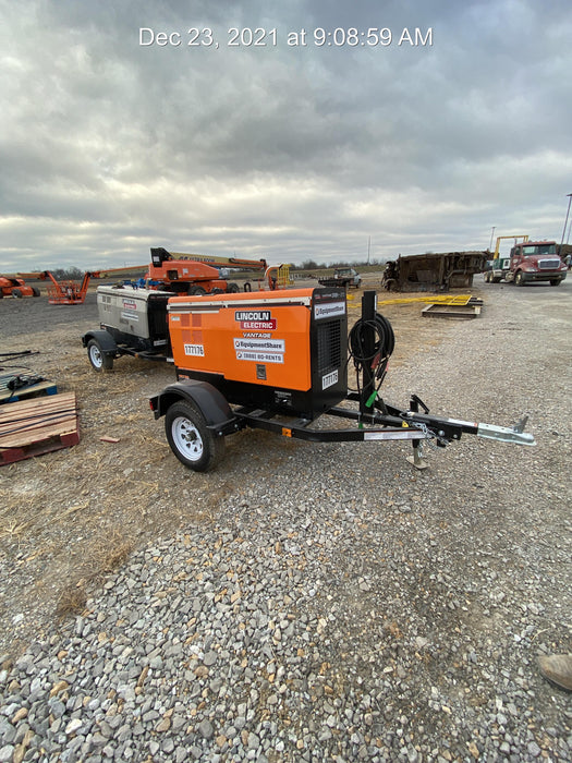 2021 Lincoln Electric Vantage 322 Vantage 322 Ready Pak 3 w/ Decals, ORANGE (includes trailer, cable rack, fender light kit) NO Telematics