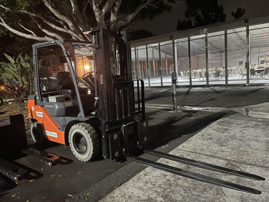 2022 TOYOTA 8FGU25 LP w/ Scale