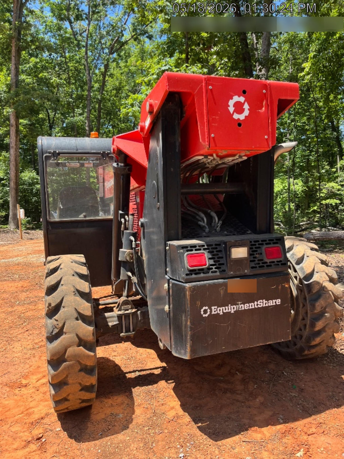 2019 Manitou MTA8044 74hp T4F, Open ROPS, Cab and Boom LED work lights, Auxiliary Hydraulics, Solid Tires, Amber strobe, Lift Hook 66" Carriage, 60" Forks