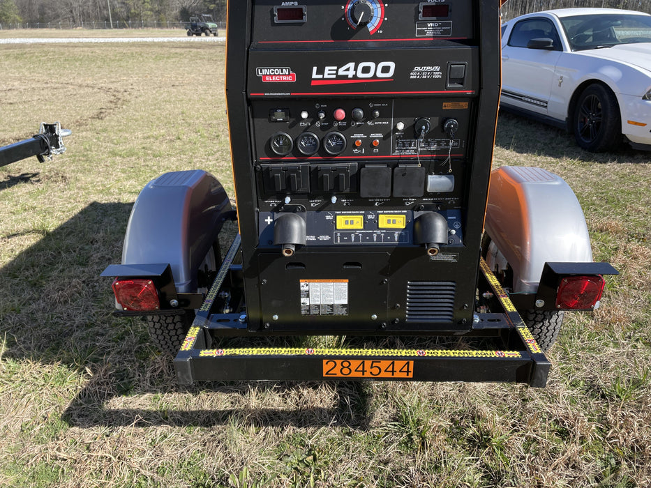 2022 Lincoln Electric LE400 Kubota V1505, Trlr, Cable Rack, Light Kit, ES Decals, T3