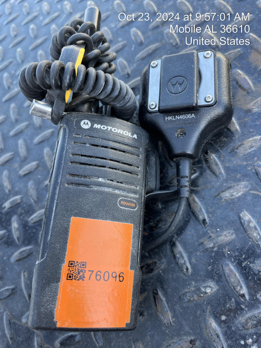 2020 MOTOROLA RDU4100
