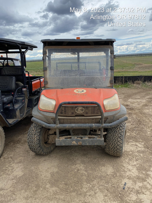 2022 Kubota RTV-X1140W-H Plastic Canopy, Windshield Acrylic Clear, LED Strobe Light, Wire Harness Kit, Back up Alarm