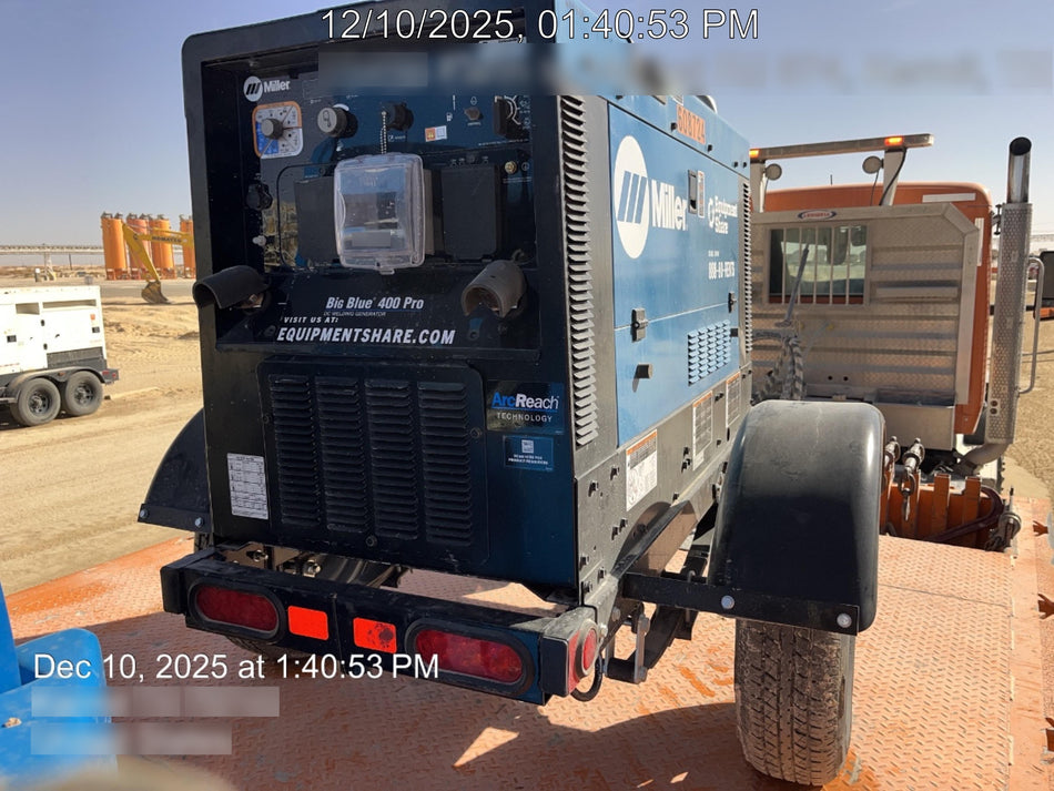 2025 MILLER ELECTRIC BIG BLUE 400