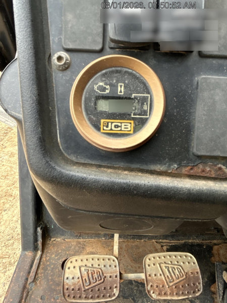 2019 JCB 510-56 Open ROPS, 74 HP, Solid Tires, Worklights, Beacon, Aux Hydraulics, Lifting Eye w/72" Carriage/60" Forks