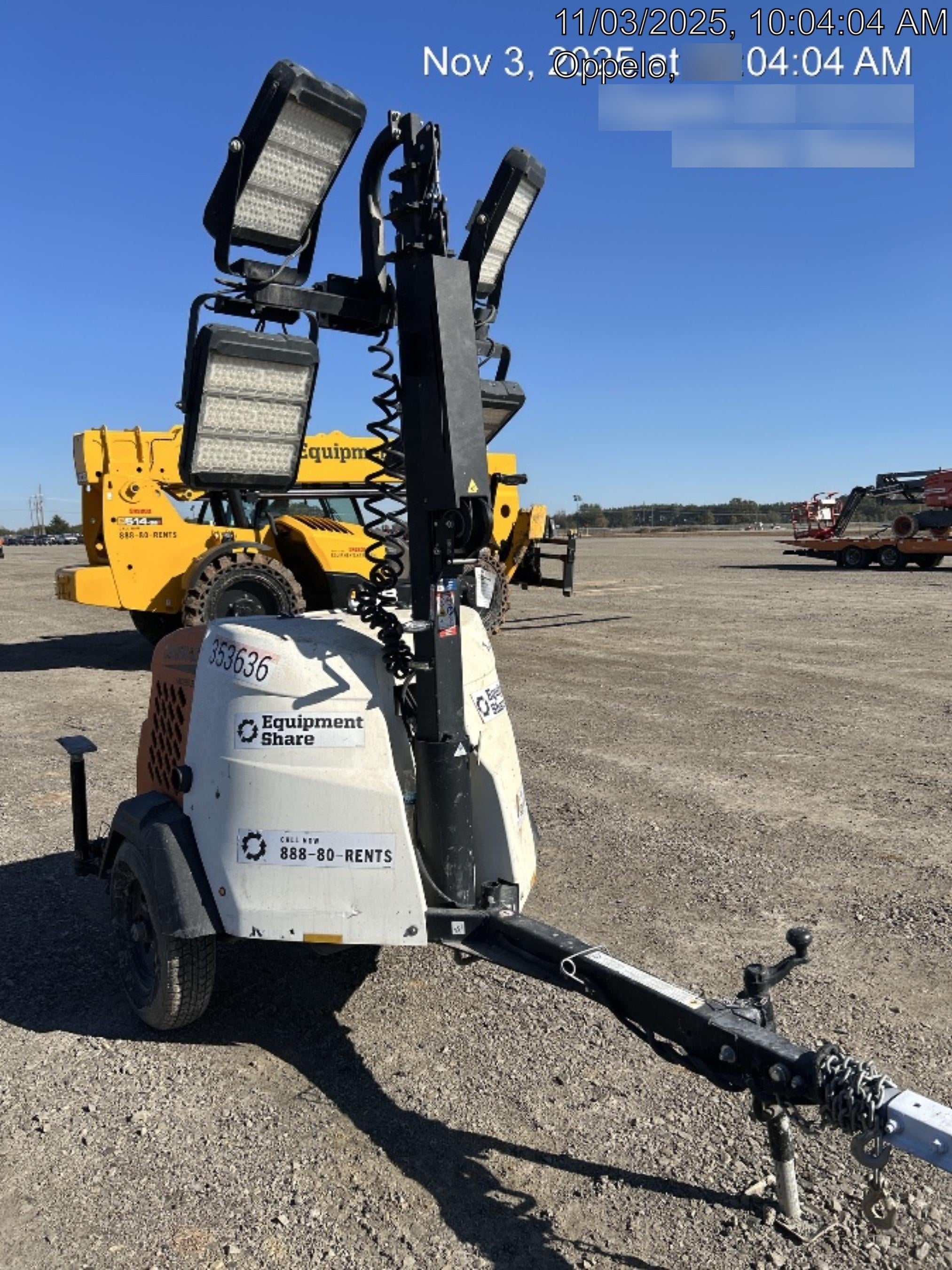2023 Generac MLT2 Diesel, Flex Switch 120V Input, Powerzone Controller, (4) 320W LED Lights, 4kW Generator, 39.9 Gal Fuel Tank, 2" Ball, T3