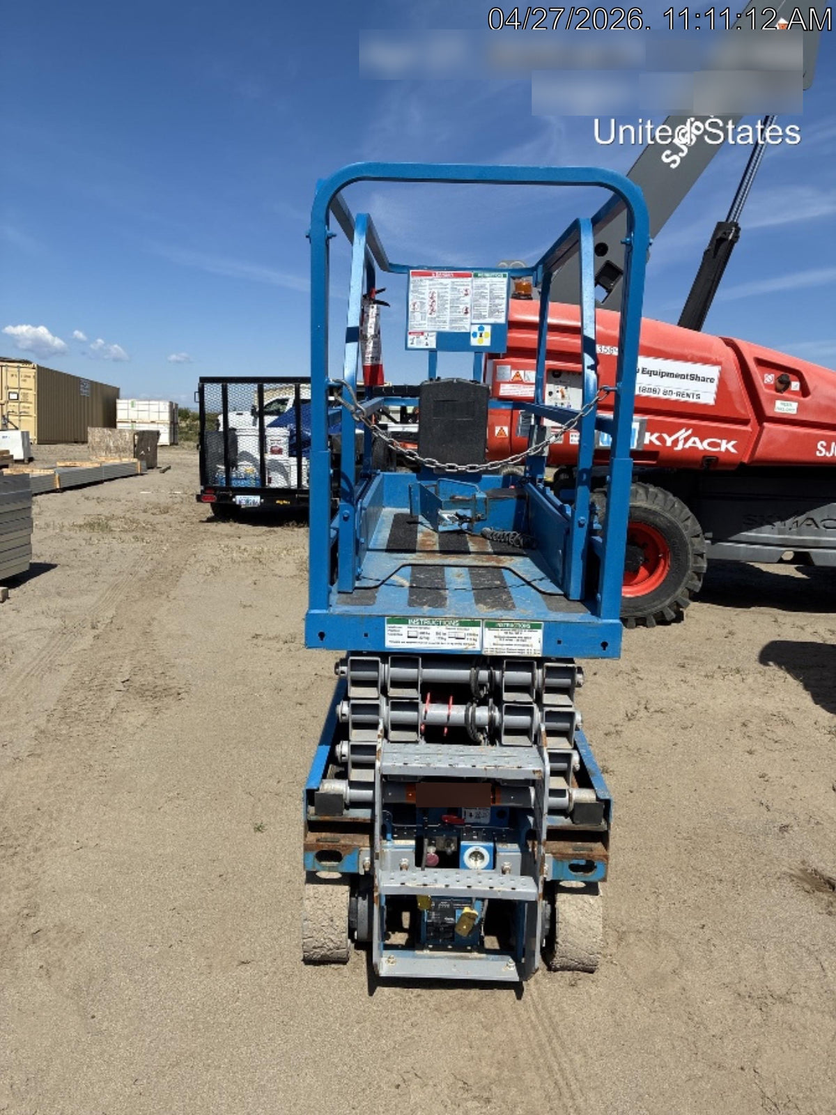 2020 Genie GS-1930 Standard Machine, 800W Inverter