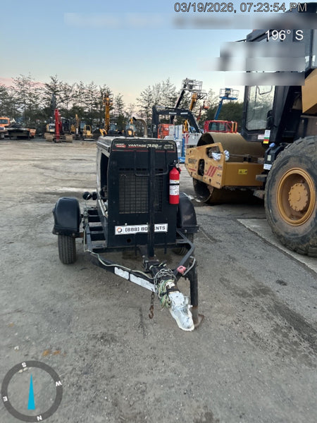 2019 Lincoln Electric Vantage 322 Ready-Pak 3, Two Wheel Trailer, Fender and Light Kit, Cable Rack