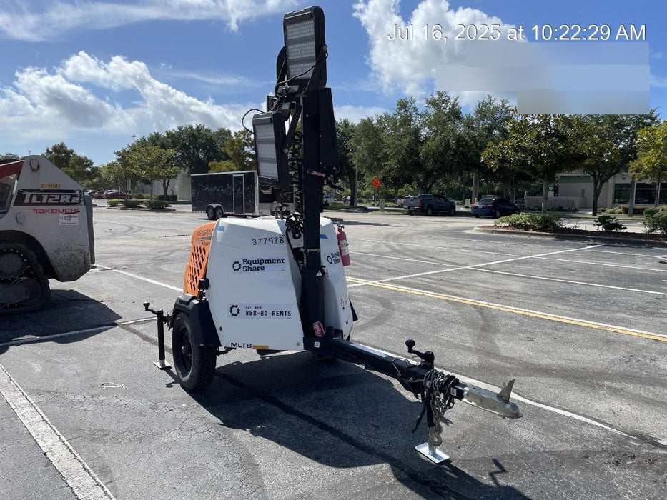 2023 Generac MLT2 Diesel, Flex Switch 120V Input, Powerzone Controller, 
(4) 320W LED Lights, 4kW Generator, 39.9 Gal Fuel Tank, 2" Ball, T3