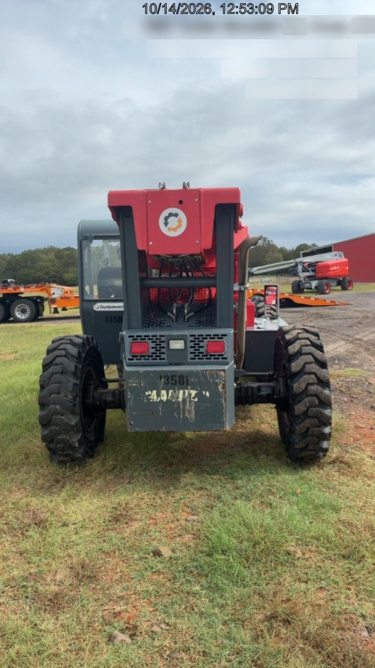 2018 Manitou MTA10055 MTA10055 - 74 HP T4, Canopy, Worklights/Strobe, Beacon, 66" Carriage, 60" Forks, Solid Tires, Lift Hook, Aux Hydraulics