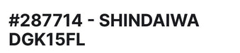2023 SHINDAIWA DGK15FL