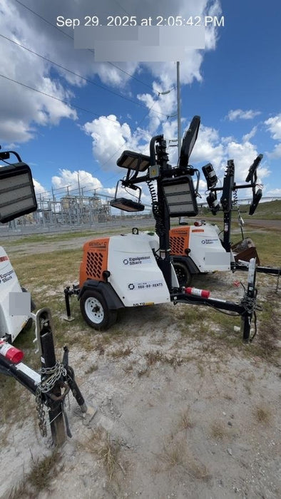 2023 Generac MLT2 Diesel, Flex Switch 120V Input, Powerzone Controller, 
(4) 320W LED Lights, 4kW Generator, 39.9 Gal Fuel Tank, 2" Ball, T3