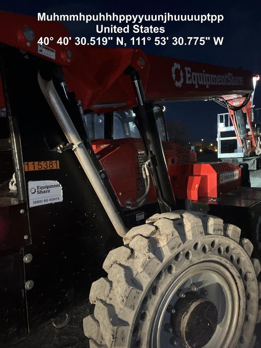 2021 Manitou MTA8044 Cab/Heat/Air, Solid Tires, Work Lights, Beacon, Aux Hydraulics, Back up Alarm, Lifting Eye, Mirrors, ES Keypad