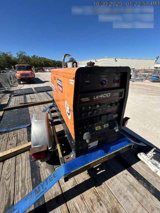 2022 Lincoln Electric LE400 Kubota V1505, Trlr, Cable Rack, Light Kit, ES Decals, T3