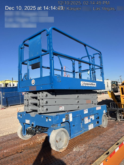 2019 Genie GS-2646 folding rails with full height swing gate