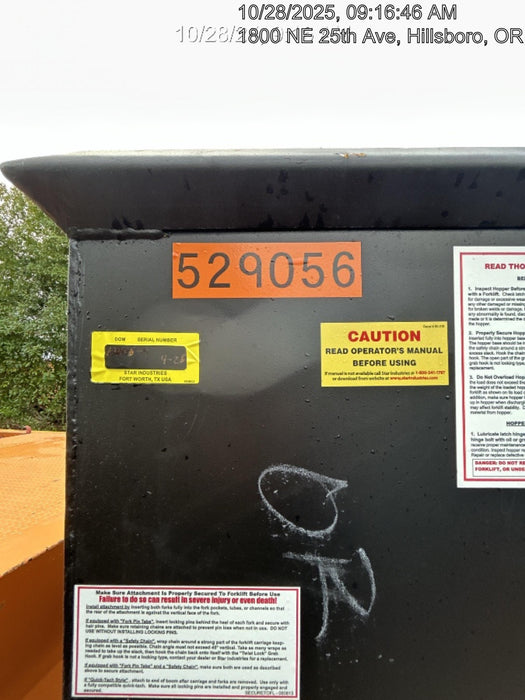 2025 STAR INDUSTRIES M-1820 - Self-Dump Hopper