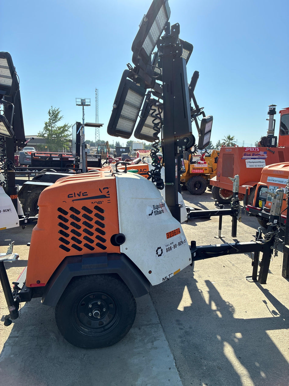 2023 Generac MLT2 Diesel, Flex Switch 120V Input, Powerzone Controller, (4) 320W LED Lights, 4kW Generator, 39.9 Gal Fuel Tank, 2" Ball, T3