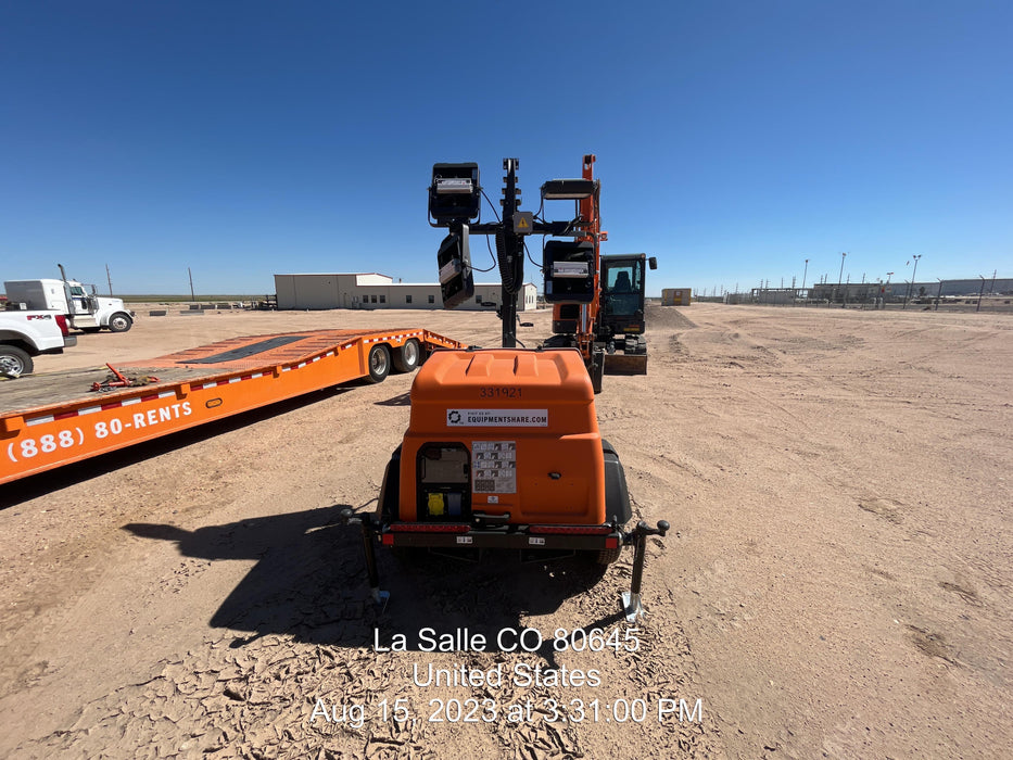 2023 Generac MLT2 Diesel, Flex Switch 120V Input, Powerzone Controller, (4) 320W LED Lights, 4kW Generator, 39.9 Gal Fuel Tank, 2" Ball, T3