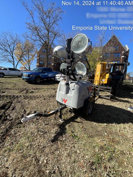 2018 Wacker Neuson LTV6L-MH Wacker Neuson LTV6L Mobile Light Tower w/Fuel Level Sensor Installed