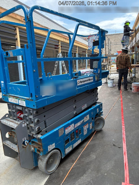 2020 Genie GS-1930 Solid Non Marking Tires, Beacon, Folding rails with half height swing gate