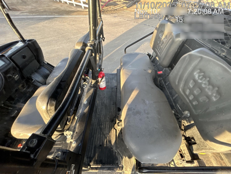 2021 Kubota RTV-X1140W-H Plastic Canopy, Windshield Acrylic Clear, LED Strobe Light, Wire Harness Kit, Back up Alarm