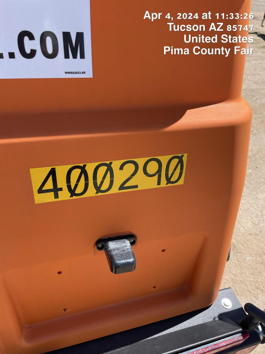 2024 Generac MLT2 Diesel, Flex Switch 120V Input, Powerzone Controller, 
(4) 320W LED Lights, 4kW Generator, 39.9 Gal Fuel Tank, 2" Ball, T3