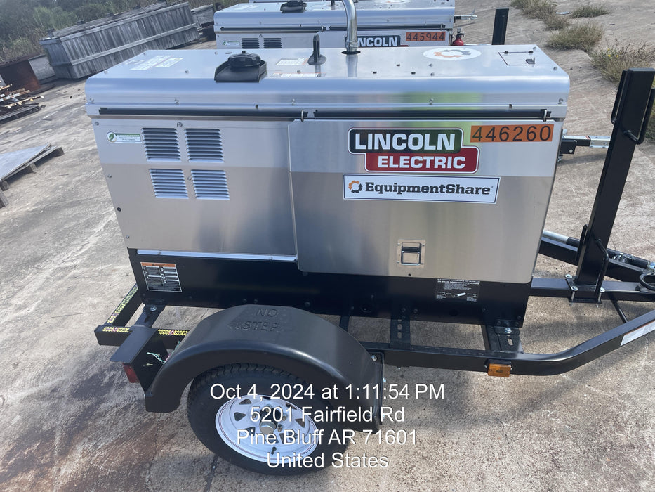 2024 Lincoln Electric LE400 Kubota V1505, Trlr, Cable Rack, Light Kit, ES Decals, T3