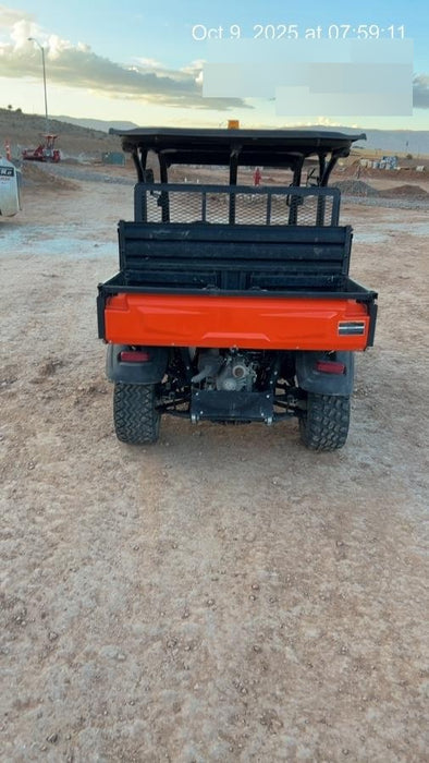 2019 Kubota RTV-X1140 4wd Utility Cart, LED Strobe, Windshield Tempered Glass, Pastic Canopy, Wire Harness Kit, Backup Alarm