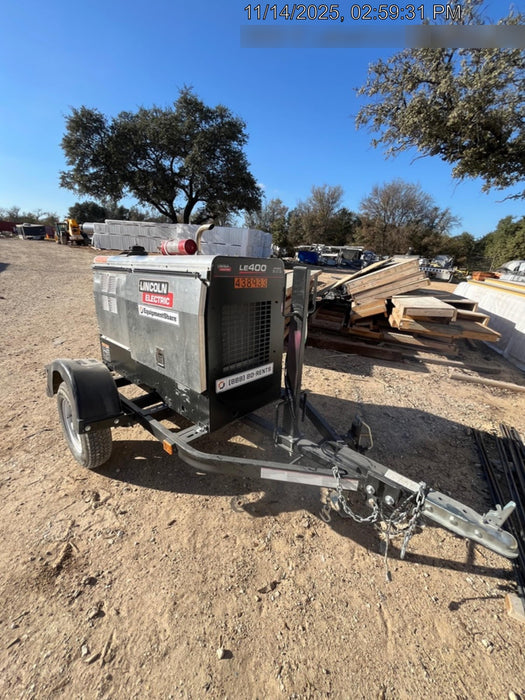 2024 Lincoln Electric LE400 Kubota V1505, Trlr, Cable Rack, Light Kit, ES Decals, T3