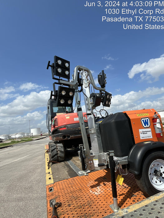 2024 Wanco WLTT-4MM4K Diesel, Deep Sea Controller, Shore Power Plug, Auto Start, (4) 350W LED Floodlights, 4kW Generator, 60 Gal Fuel Tank, 2" Ball, T3