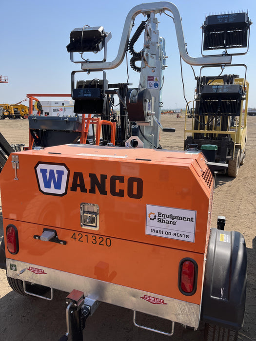 2024 Wanco WLTT-4MM4K Diesel, Deep Sea Controller, Shore Power Plug, Auto Start, (4) 350W LED Floodlights, 4kW Generator, 60 Gal Fuel Tank, 2" Ball, T3