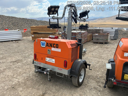 2024 Wanco WLTT-4MM4K Diesel, Deep Sea Controller, Shore Power Plug, Auto Start, (4) 350W LED Floodlights, 4kW Generator, 60 Gal Fuel Tank, 2" Ball, T3