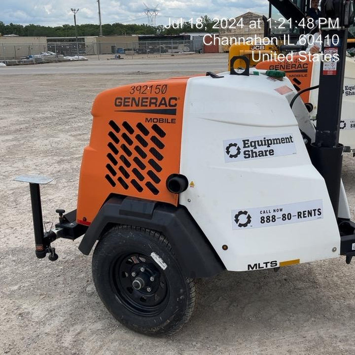 2024 Generac MLT2 Diesel, Flex Switch 120V Input, Powerzone Controller, 
(4) 320W LED Lights, 4kW Generator, 39.9 Gal Fuel Tank, 2" Ball, T3