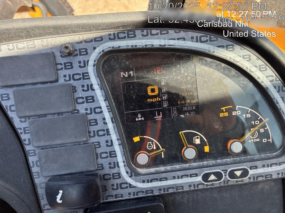 2020 JCB 510-56 Canopy, Solid Tires, Work Lights, Beacon, Aux Hydraulics, Back up Alarm, Lifting Eye, ES Decals