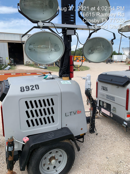 2018 Wacker Neuson LTV6L-MH Wacker Neuson LTV6L Towable Light Tower