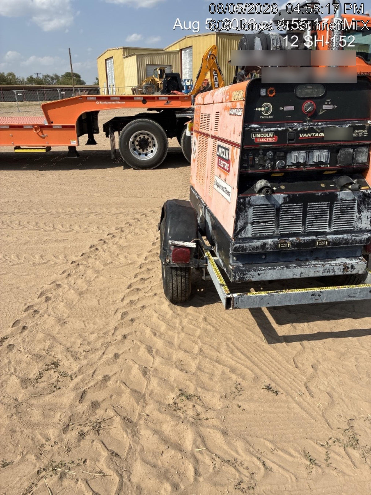 2021 Lincoln Electric Vantage 549X Ready Pak 3, ORANGE (includes trailer, cable rack, fender light kit)