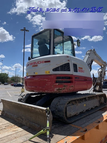 2021 TAKEUCHI TB250-2C