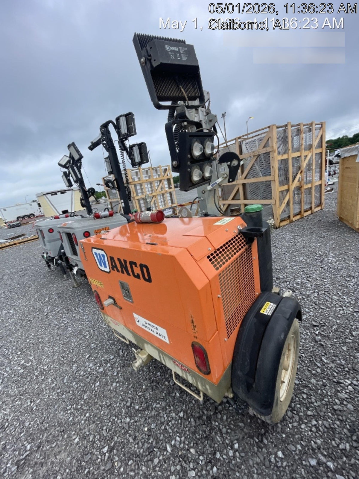 2023 Wanco WLTT-4MM4K Diesel, Deep Sea Controller, Shore Power Plug, Auto Start, (4) 350W LED Floodlights, 4kW Generator, 60 Gal Fuel Tank, 2" Ball, T3