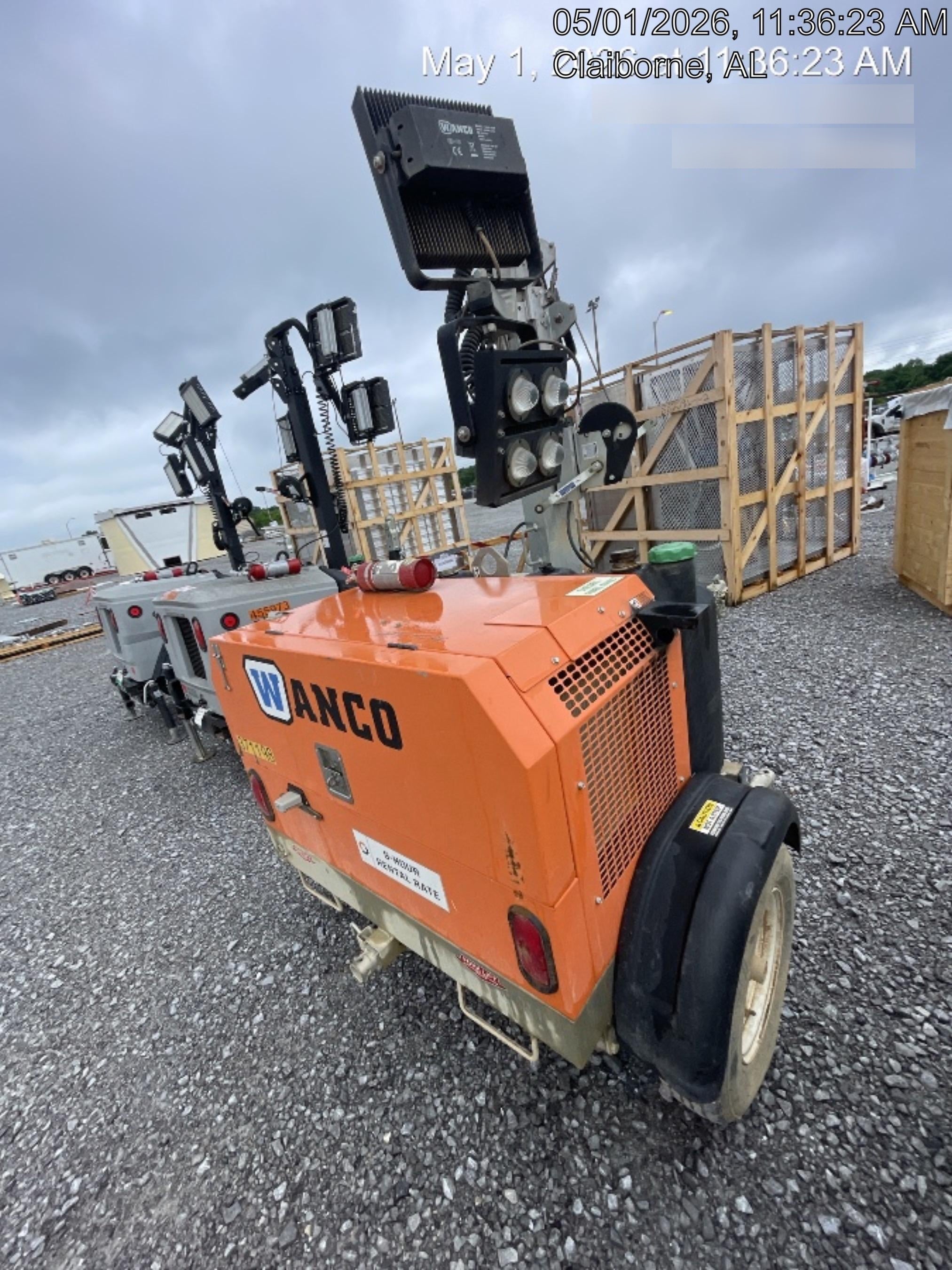2023 Wanco WLTT-4MM4K Diesel, Deep Sea Controller, Shore Power Plug, Auto Start, (4) 350W LED Floodlights, 4kW Generator, 60 Gal Fuel Tank, 2" Ball, T3