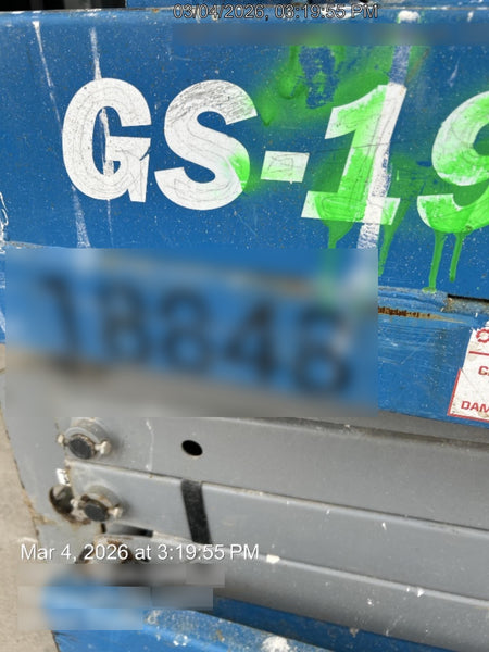 2018 Genie GS-1930 Genie GS-1930 Scissor Lift w/Standard Options