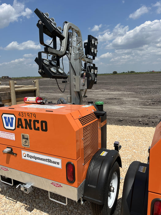 2024 Wanco WLTT-4MM4K Diesel, Deep Sea Controller, Shore Power Plug, Auto Start, (4) 350W LED Floodlights, 4kW Generator, 60 Gal Fuel Tank, 2" Ball, T3