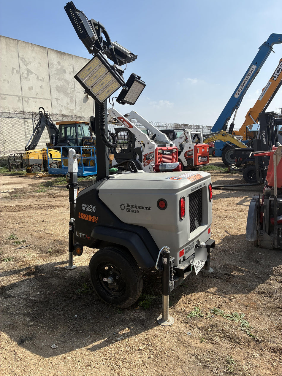 2024 Wacker Neuson LTT4 Diesel, Kohler KDW702, Deep Sea Controller, Auto Start, LED 320W, Bypass Outlet, T3