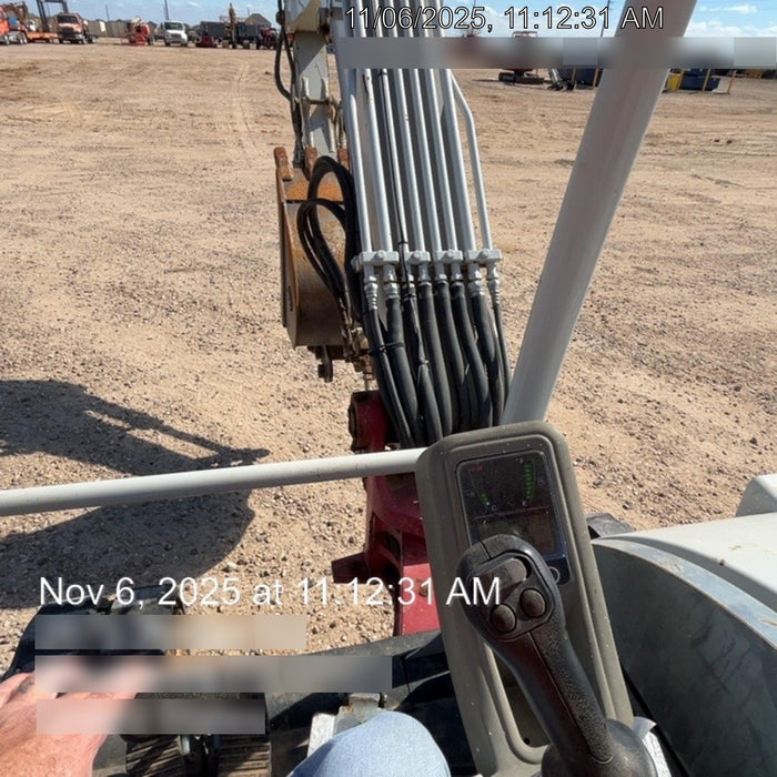 2019 Takeuchi TB260 Canopy w/Rubber Tracks, Auxiliary Hydraulics, Standard Blade, Manual QC