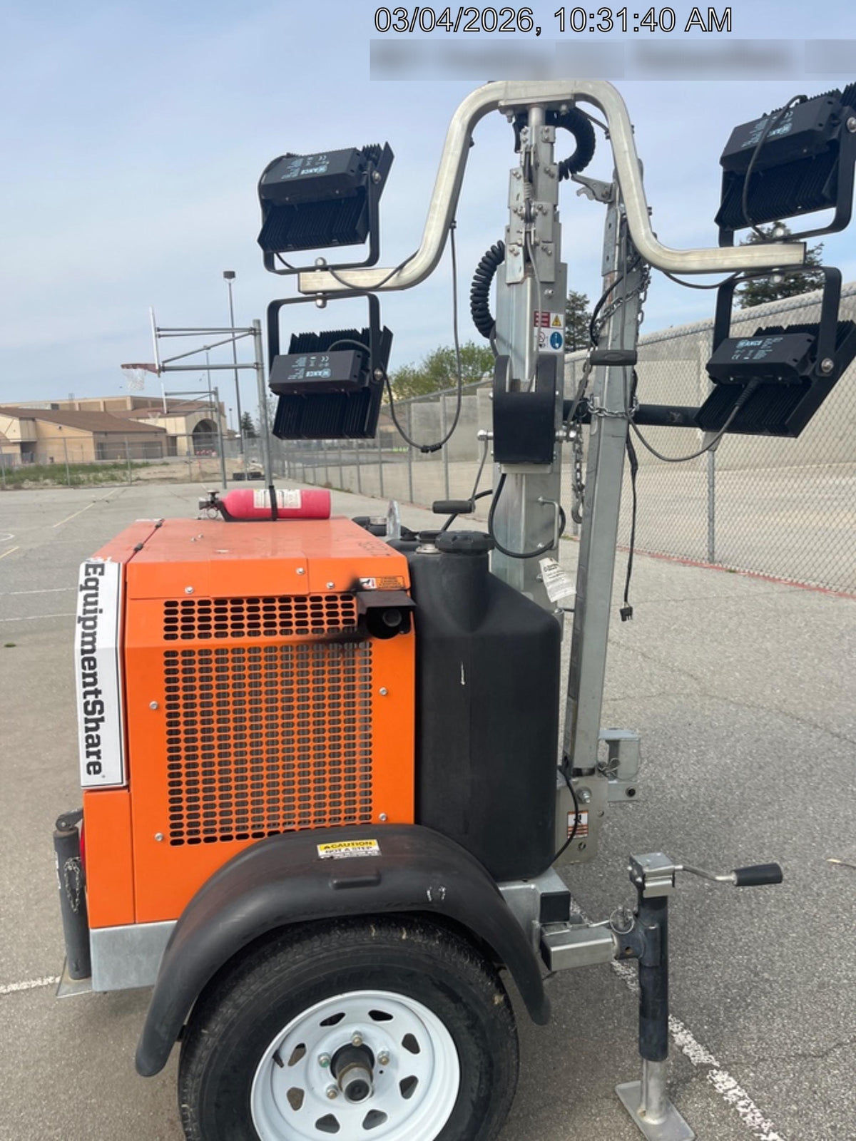 2024 Wanco WLTT-4MM4K Diesel, Deep Sea Controller, Shore Power Plug, Auto Start, (4) 350W LED Floodlights, 4kW Generator, 60 Gal Fuel Tank, 2" Ball, T3