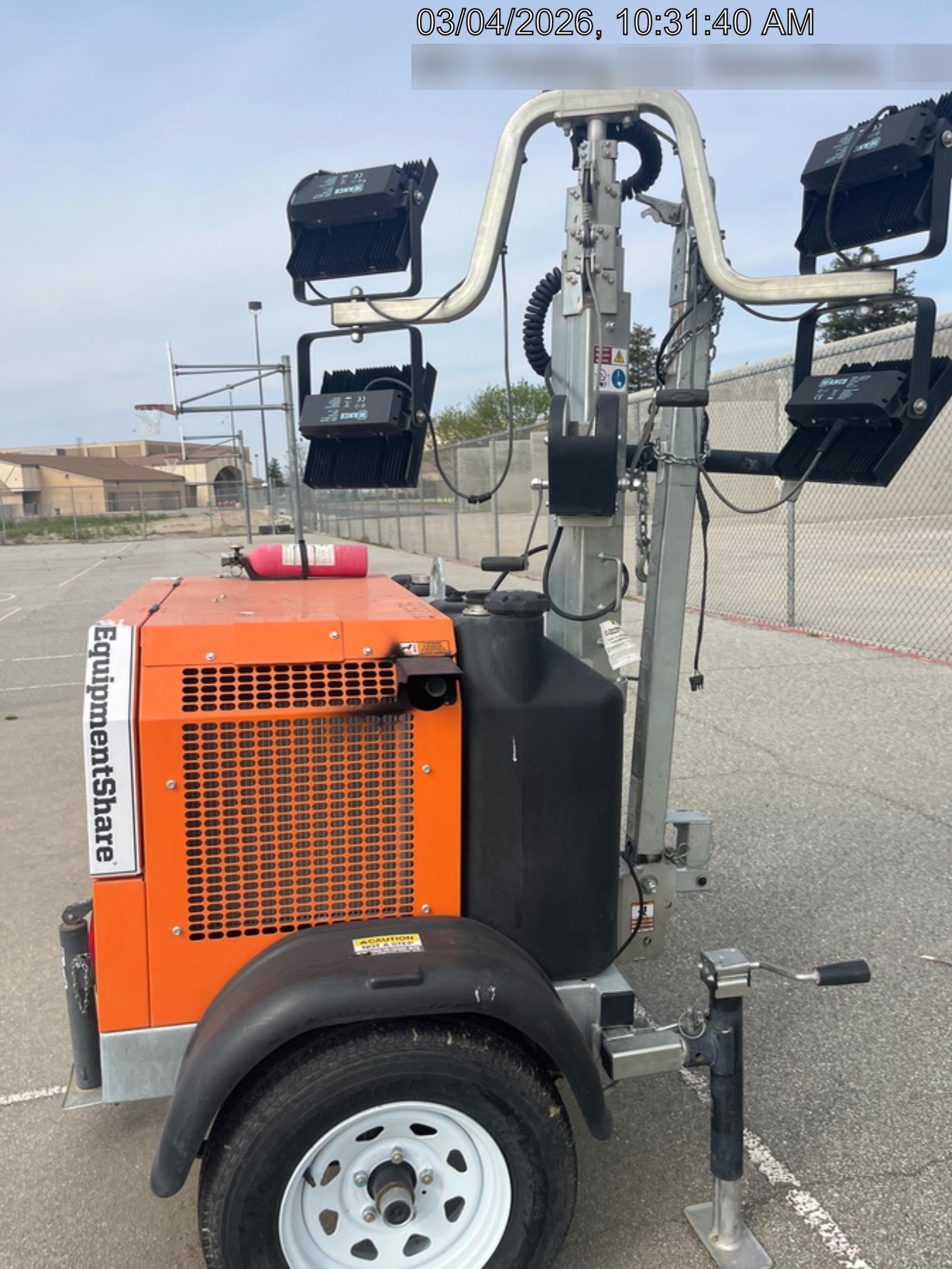 2024 Wanco WLTT-4MM4K Diesel, Deep Sea Controller, Shore Power Plug, Auto Start, (4) 350W LED Floodlights, 4kW Generator, 60 Gal Fuel Tank, 2" Ball, T3