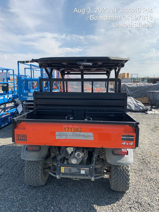 2022 Kubota RTV-X1140W-H Plastic Canopy, Windshield Acrylic Clear, LED Strobe Light, Wire Harness Kit, Back up Alarm