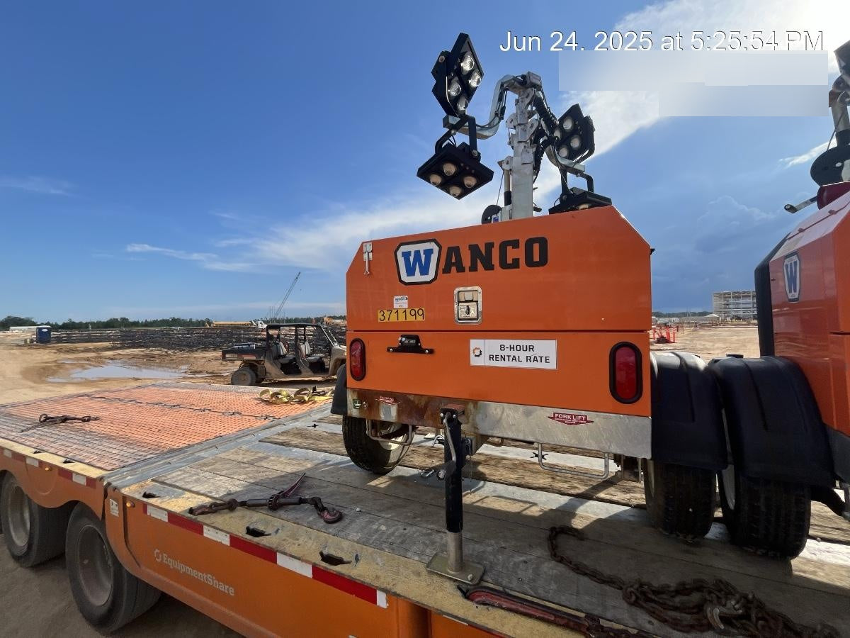 2023 Wanco WLTT-4MM4K Diesel, Deep Sea Controller, Shore Power Plug, Auto Start, (4) 350W LED Floodlights, 4kW Generator, 60 Gal Fuel Tank, 2" Ball, T3