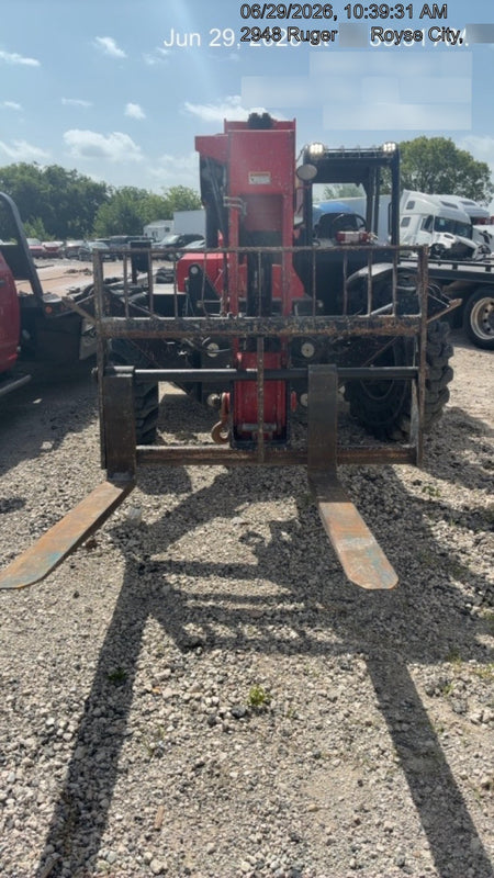 2019 Manitou 12042 Canopy, 120 HP , Solid Tires, Work Lights, Lift Hook, Auxiliary Hydraulics 66" Carriage and 60" Forks