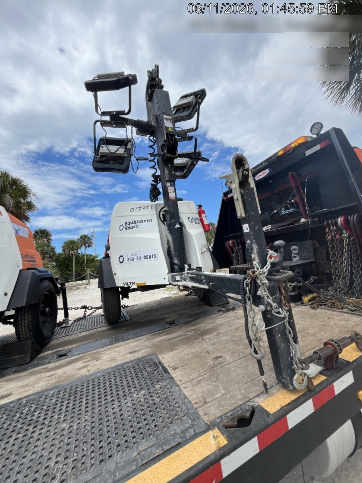 2023 Generac MLT2 Diesel, Flex Switch 120V Input, Powerzone Controller, 
(4) 320W LED Lights, 4kW Generator, 39.9 Gal Fuel Tank, 2" Ball, T3