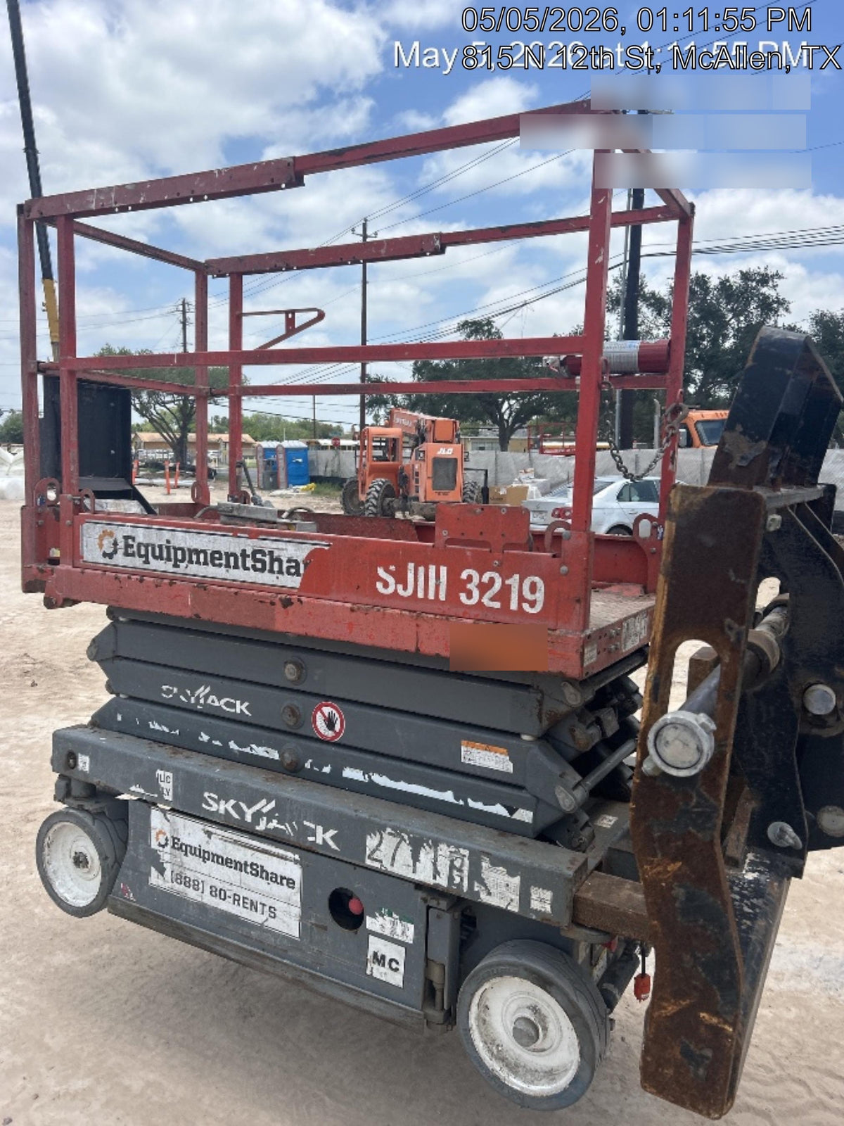2019 Skyjack SJIII-3219 Standard Options